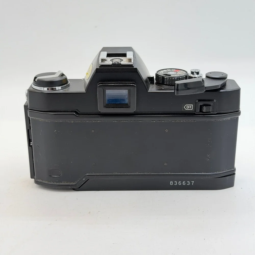 Konica Autoreflex TC 35mm SLR Film Camera Body Black Made in Japan Parts Repair